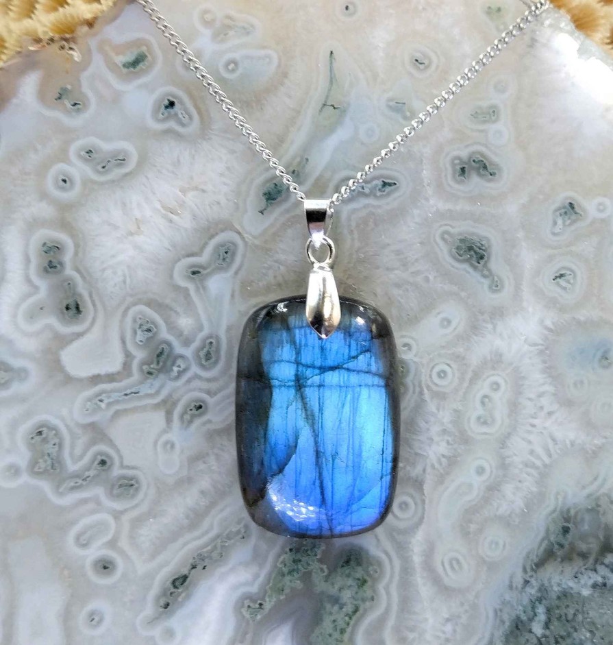 Colliers & Pendentifs reve de bijoux | Labradorite Bleue