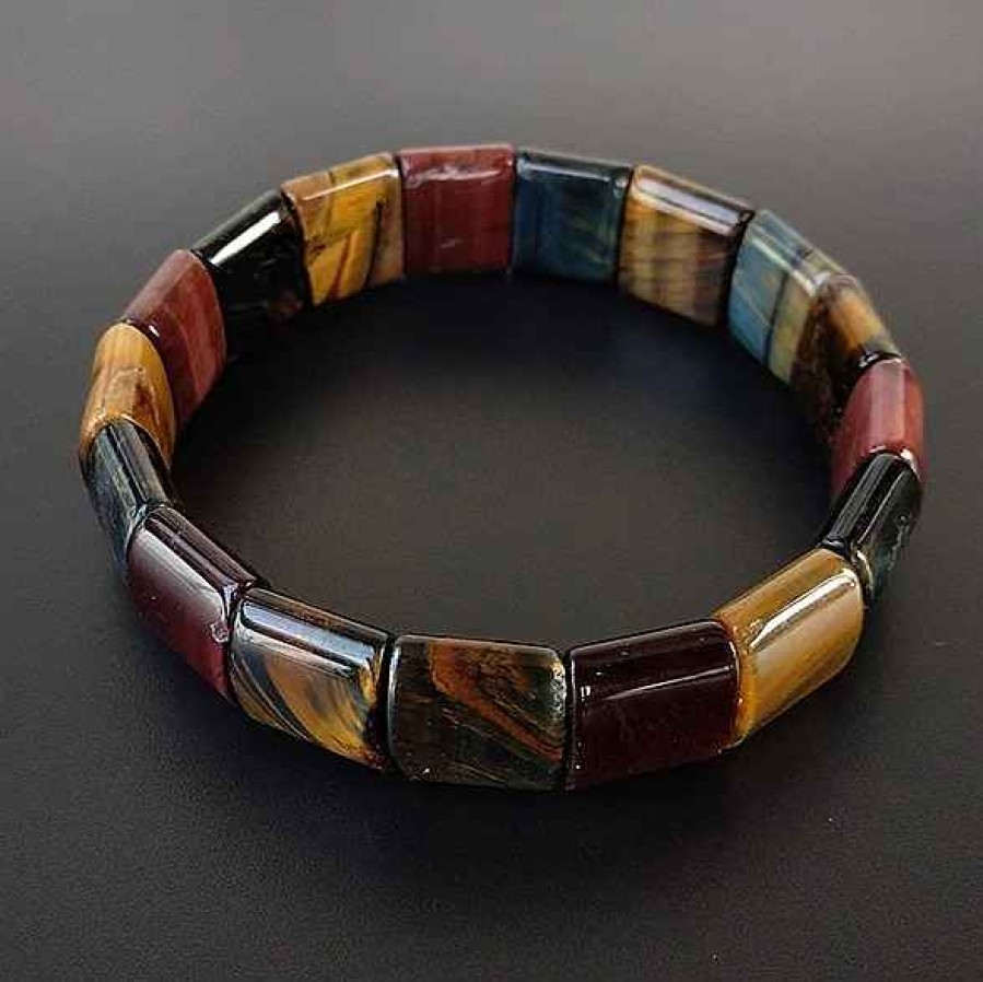 Bracelets reve de bijoux | Bracelet Il De Tigre - Pierres Naturelles