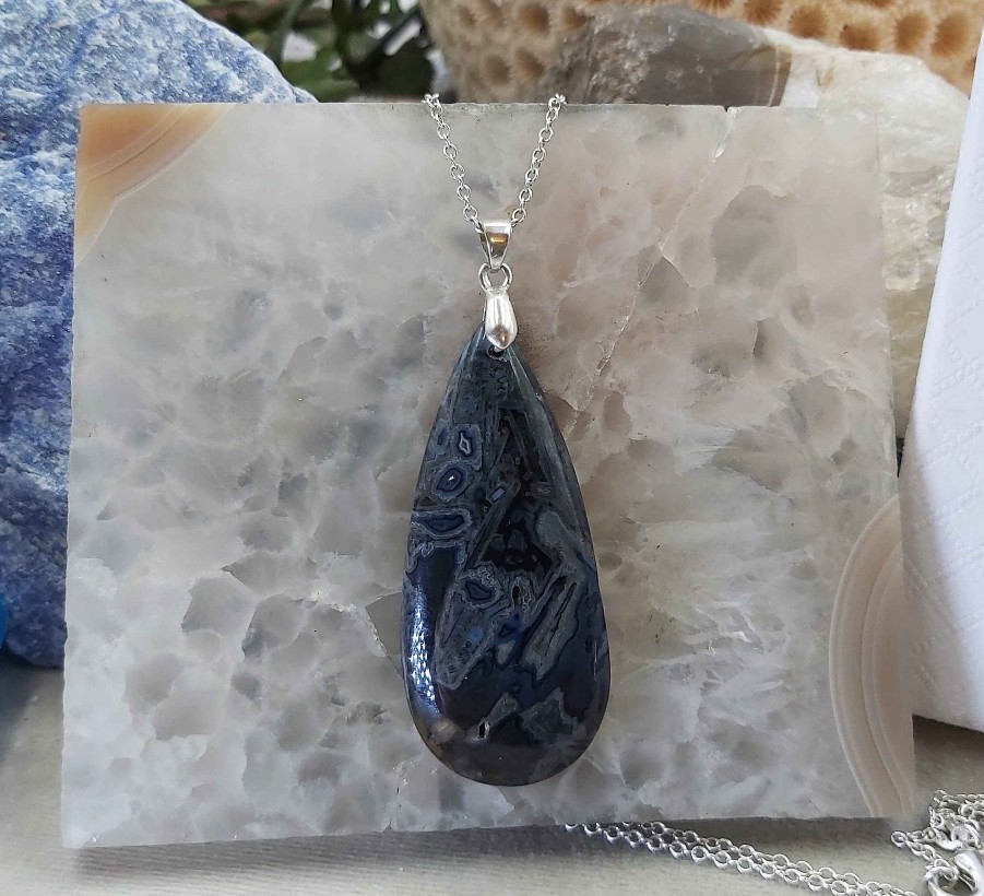 Colliers & Pendentifs reve de bijoux | Somptueuse Agate B Tons De Turquie