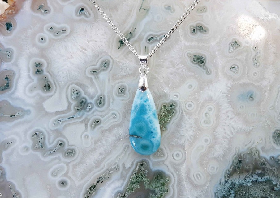 Colliers & Pendentifs reve de bijoux | Joli Petit Pendentif Larimar