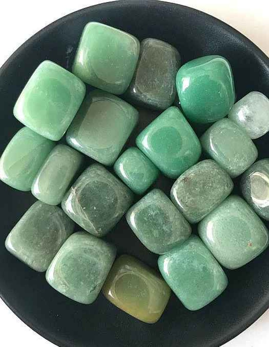 Pierres reve de bijoux | Pierres Roul Es Aventurine Verte (Lot De 3 Pierres)