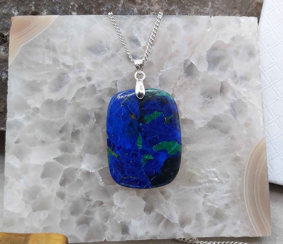 Colliers & Pendentifs reve de bijoux | Merveilleuse Azurite Malachite