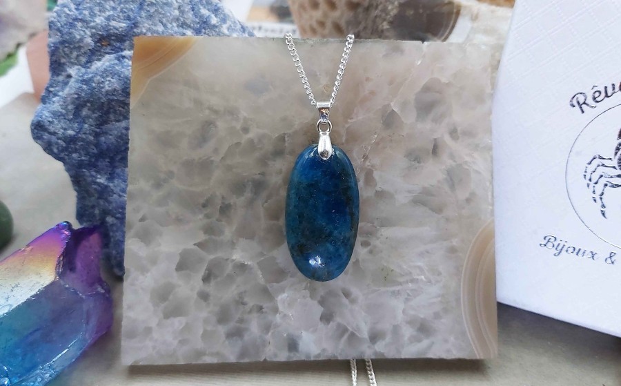 Colliers & Pendentifs reve de bijoux | Tr S Belle Apatite Bleue