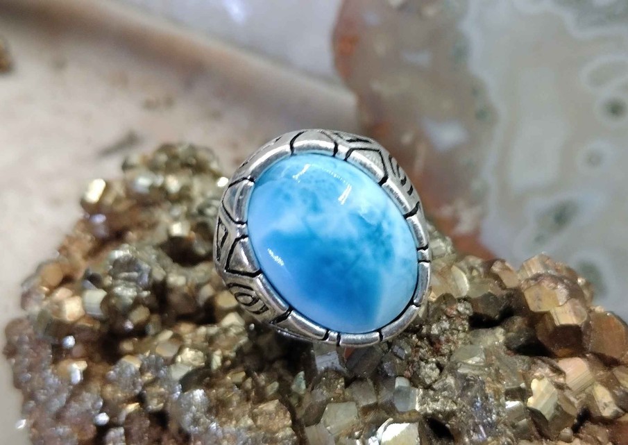 Bagues reve de bijoux | Bague Larimar