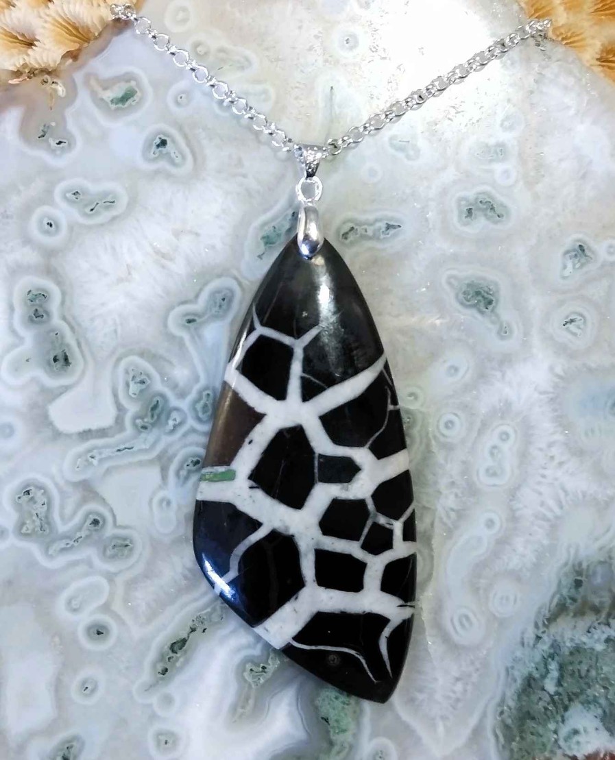 Colliers & Pendentifs reve de bijoux | Septaria Noire