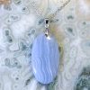 Colliers & Pendentifs reve de bijoux | Calc Doine Bleue (Agate Blue-Lace)