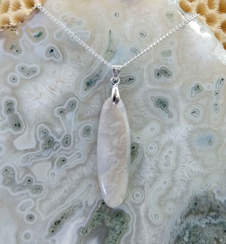 Colliers & Pendentifs reve de bijoux | Agate Blanche