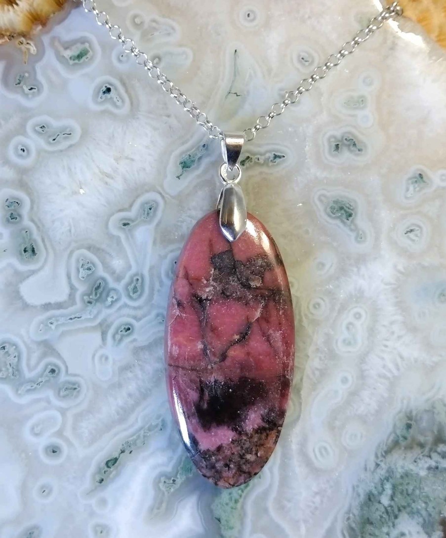 Colliers & Pendentifs reve de bijoux | Rhodonite D'Afrique