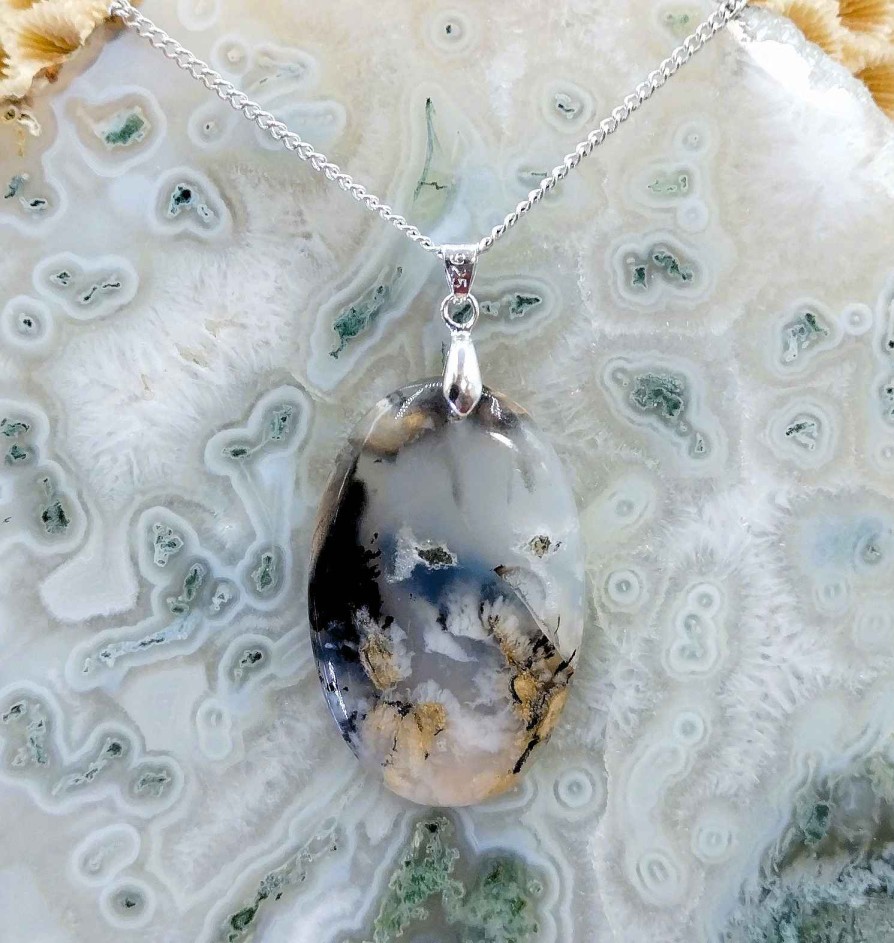 Colliers & Pendentifs reve de bijoux | Agate Dendritique