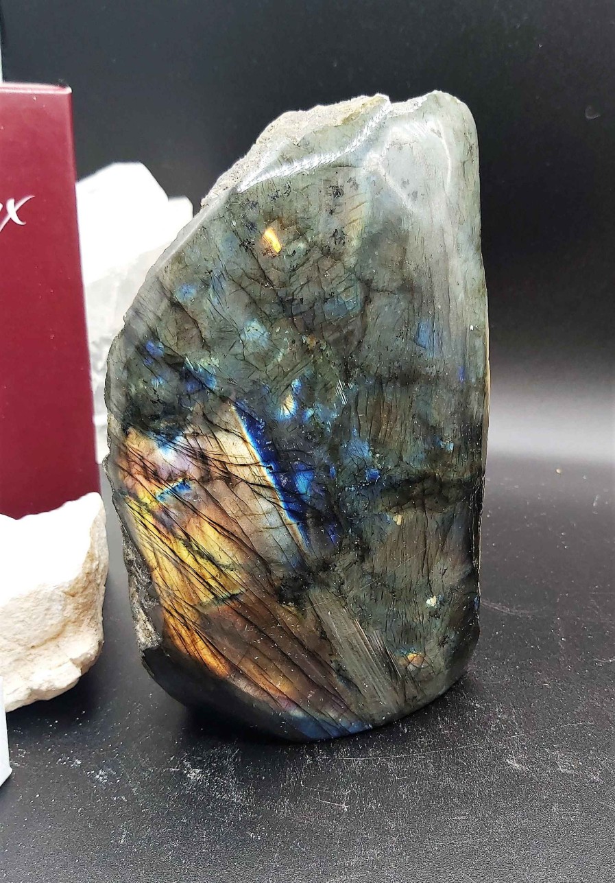 Pierres reve de bijoux | Magique Menhir De Labradorite Bleue