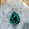 Colliers & Pendentifs reve de bijoux | Malachite D'Afrique Centrale