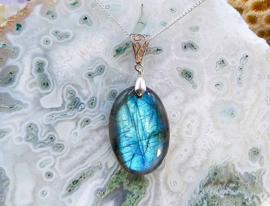 Colliers & Pendentifs reve de bijoux | Tr S Belle Labradorite Bleue