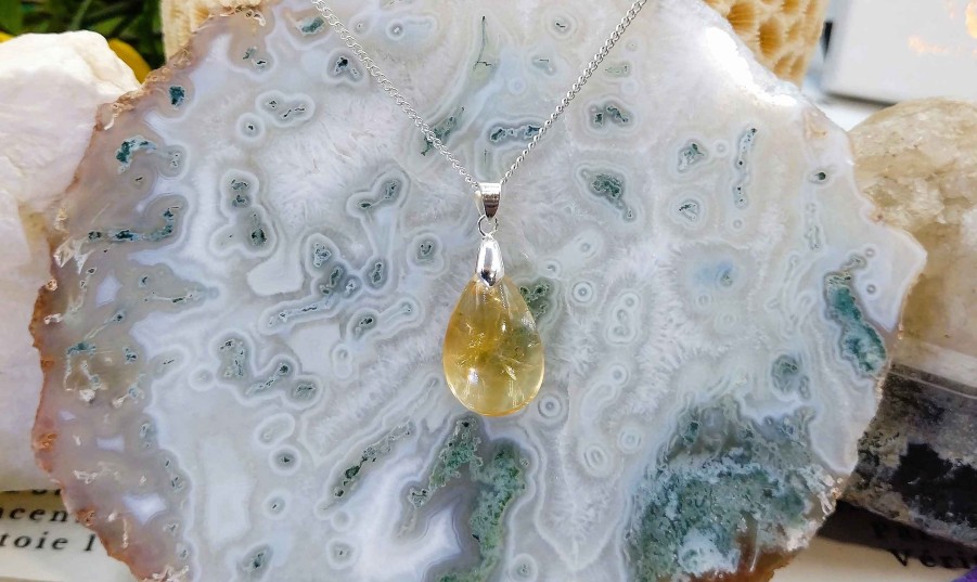 Colliers & Pendentifs reve de bijoux | Tr S Jolie Citrine Naturelle