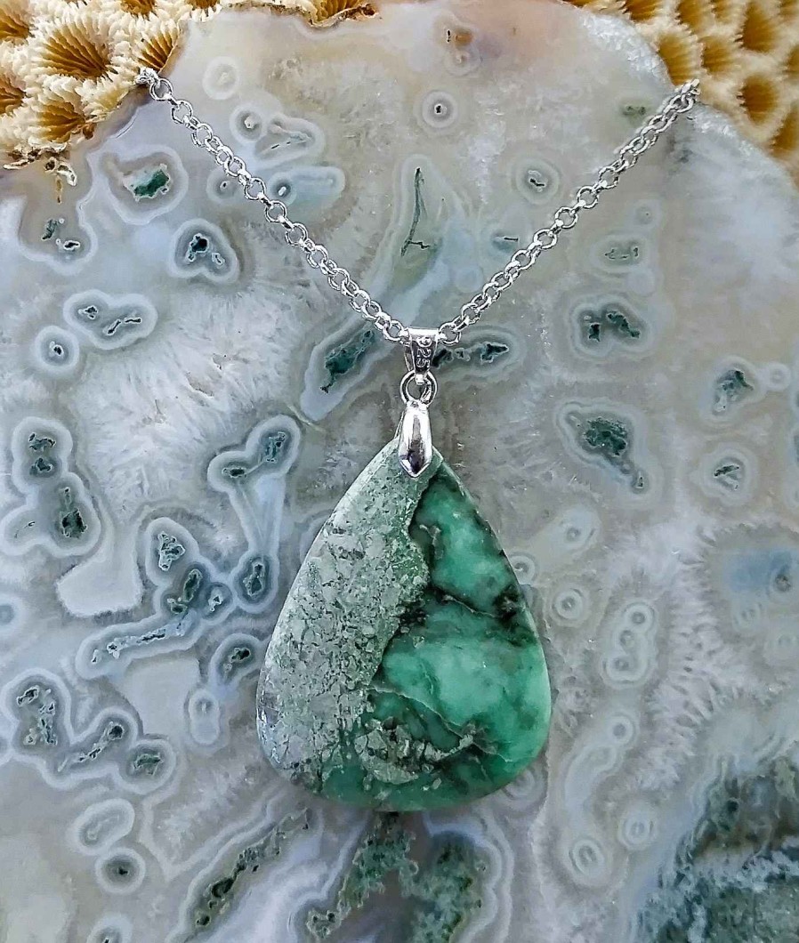 Colliers & Pendentifs reve de bijoux | Variscite De L'Utah