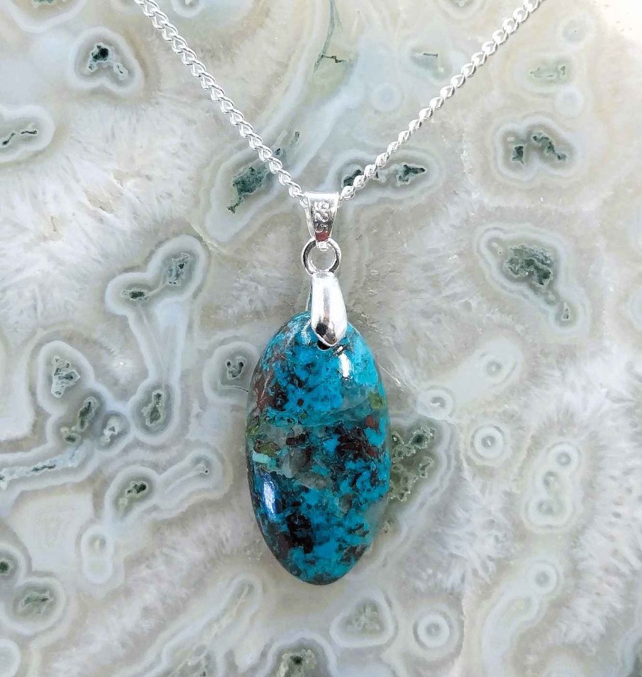 Colliers & Pendentifs reve de bijoux | Shattuckite D'Arizona