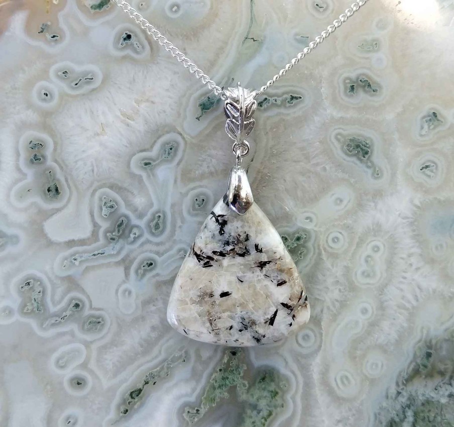 Colliers & Pendentifs reve de bijoux | Astrophyllite Blanche