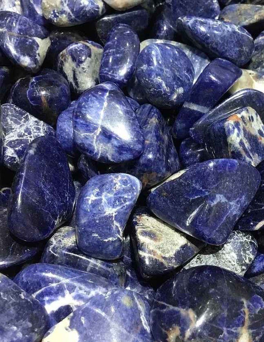 Pierres reve de bijoux | Pierres Roul Es Sodalite (Lot De 3 Pierres)