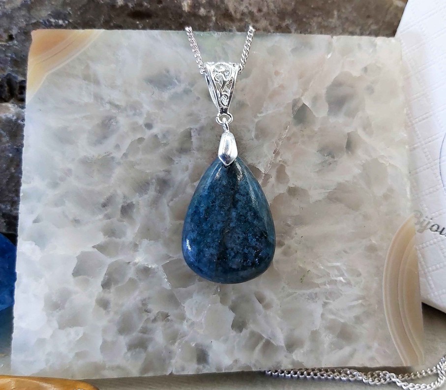 Colliers & Pendentifs reve de bijoux | Magnifique Apatite Bleue