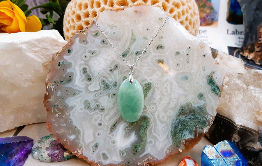 Colliers & Pendentifs reve de bijoux | Tr S Jolie Amazonite