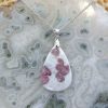 Colliers & Pendentifs reve de bijoux | Tourmaline Rose (Rubellite) Sur Calcite Blanche