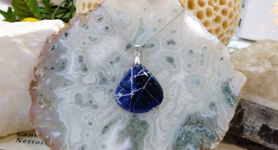 Colliers & Pendentifs reve de bijoux | Sodalite D'Afrique