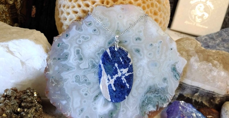 Colliers & Pendentifs reve de bijoux | Sodalite D'Afrique