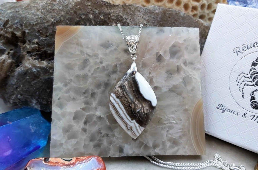 Colliers & Pendentifs reve de bijoux | Fantastique Calcite Ruban E (Ou Z Br E)