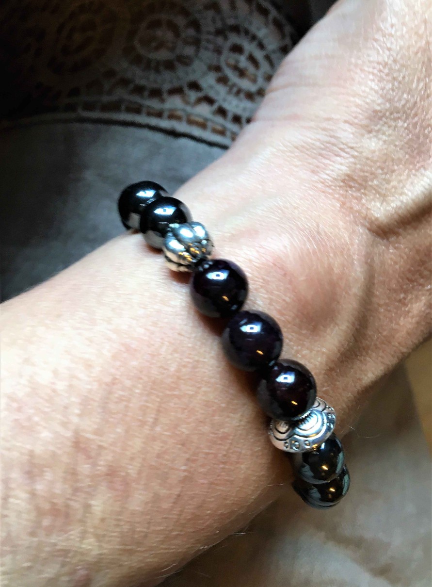 Bracelets reve de bijoux | Bracelet "Confiance Et S Curit " - Perles En Pierres Naturelles