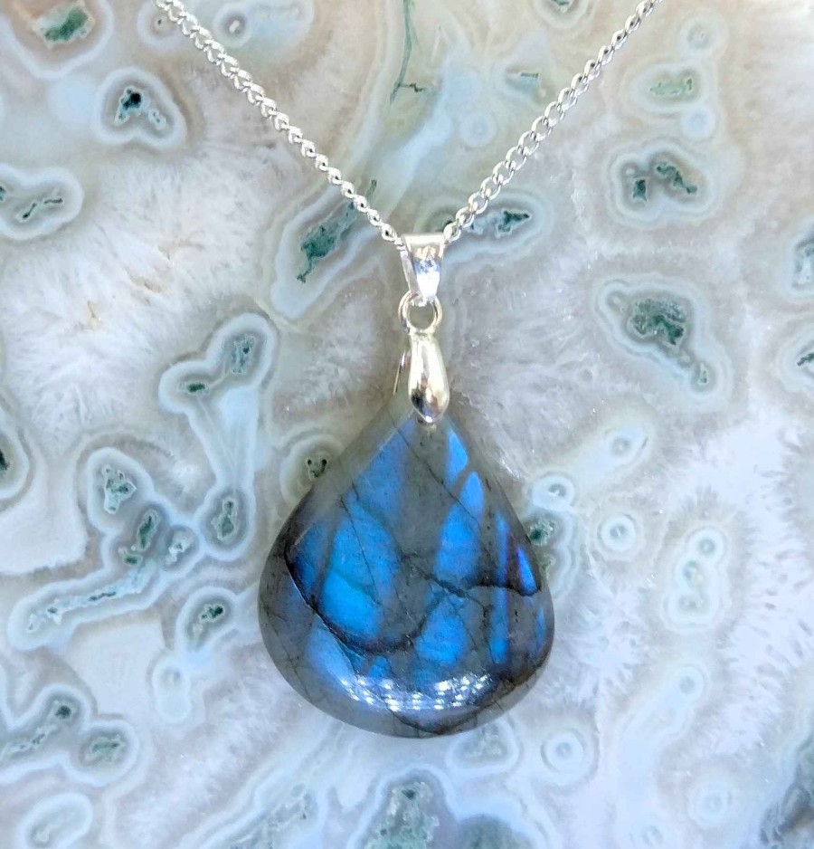 Colliers & Pendentifs reve de bijoux | Labradorite Bleue