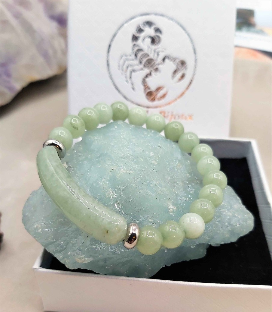 Bracelets reve de bijoux | Bracelet "Chance Et Clairvoyance" - Aventurine Verte