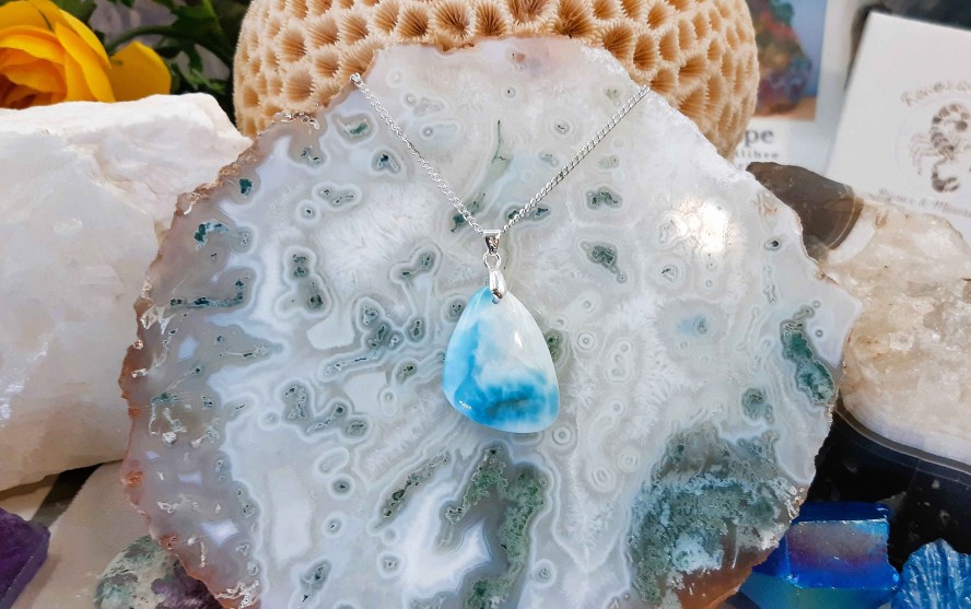 Colliers & Pendentifs reve de bijoux | Superbe Pendentif Larimar