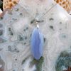 Colliers & Pendentifs reve de bijoux | Remarquable Calc Doine Bleue (Agate Blue-Lace)