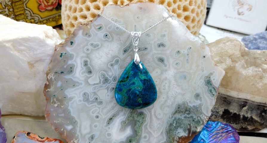 Colliers & Pendentifs reve de bijoux | Azurite Malachite