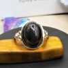 Bagues reve de bijoux | Bague Obsidienne Noire