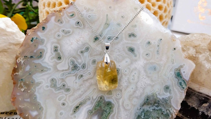 Colliers & Pendentifs reve de bijoux | Tr S Jolie Citrine Naturelle