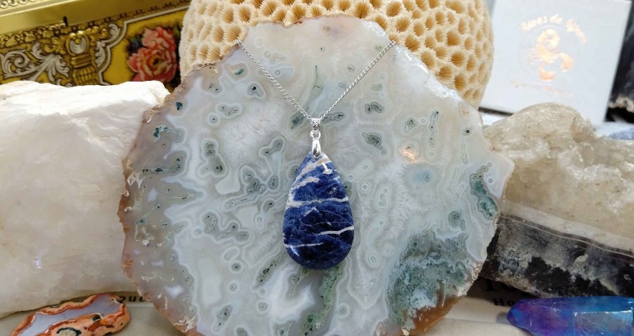 Colliers & Pendentifs reve de bijoux | Sodalite D'Afrique