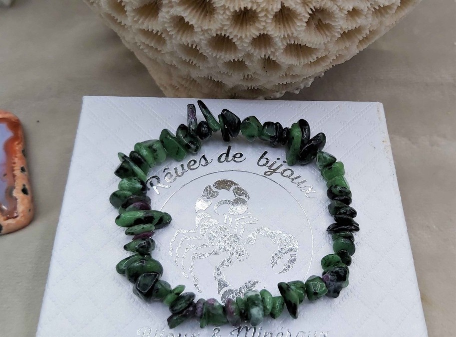 Bracelets reve de bijoux | Bracelet Perles Naturelles De Zo Site (Rubis)