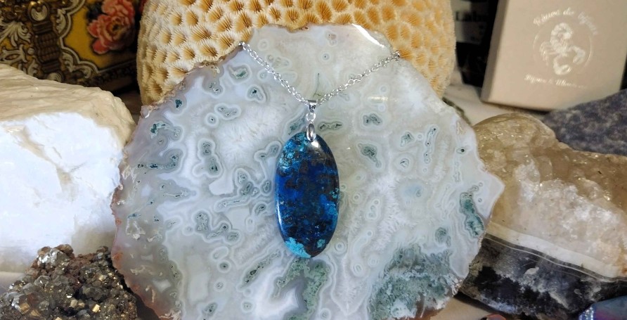 Colliers & Pendentifs reve de bijoux | Shattuckite D'Arizona